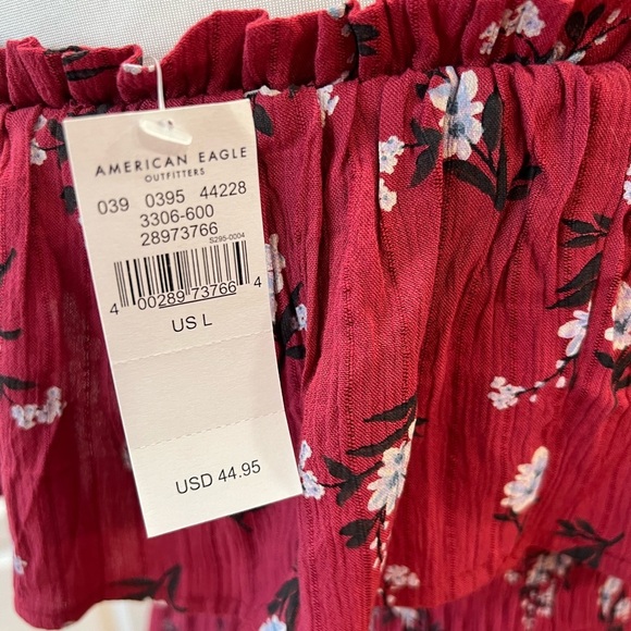 American Eagle Strapless Floral Dress - Large - Picture 5 of 7